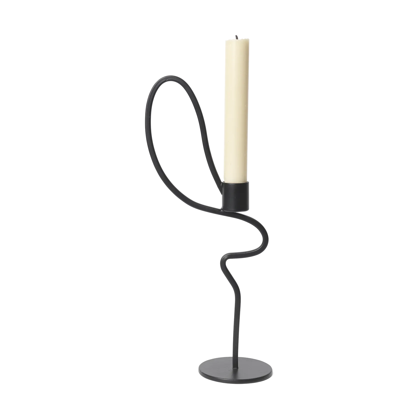 Valse ljusstake high, Black Ferm Living