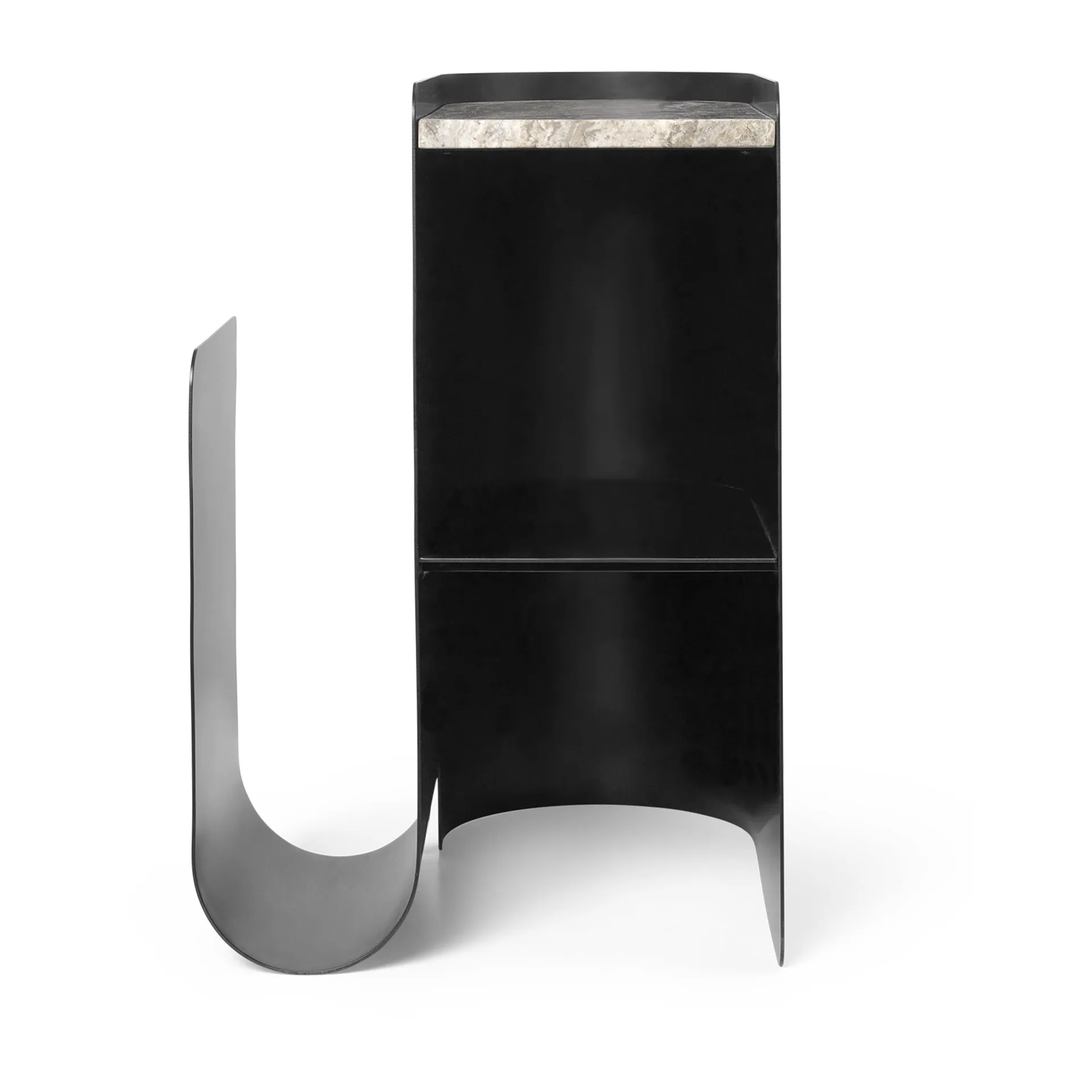 Vault sidobord 40,2x33,4x50 cm, Black Ferm Living