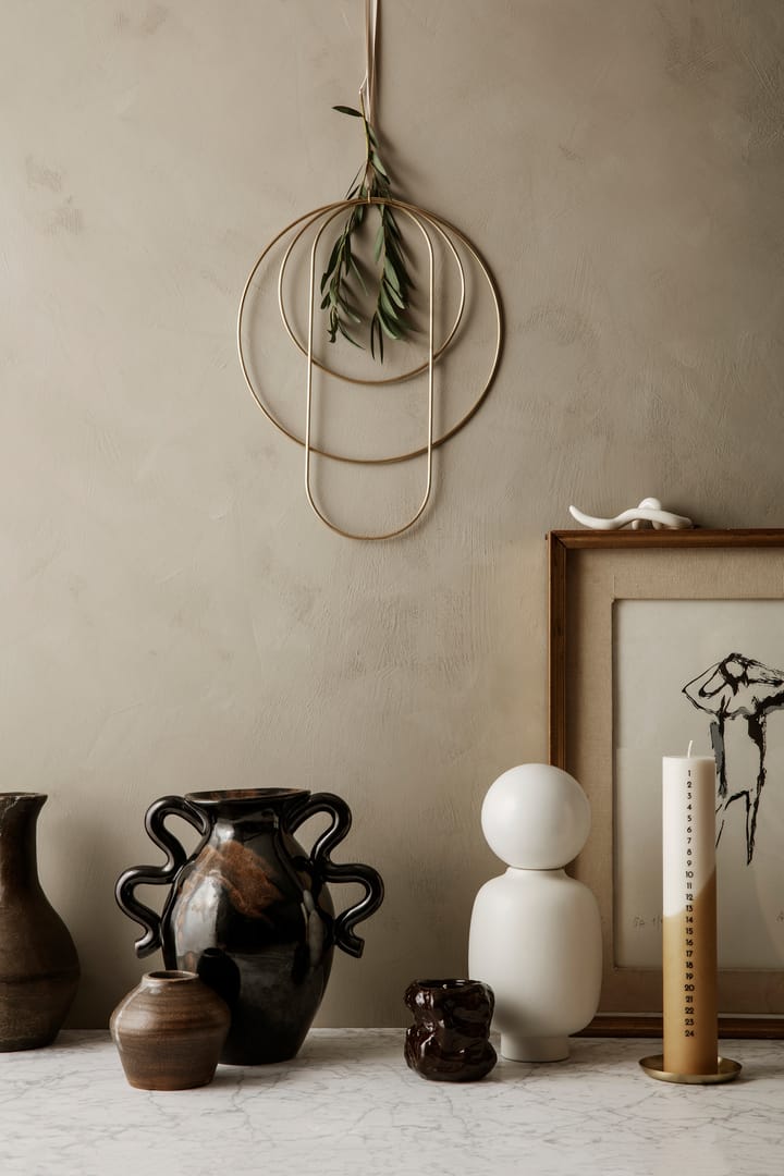 Verso vas 27 cm, Black-brown Ferm Living