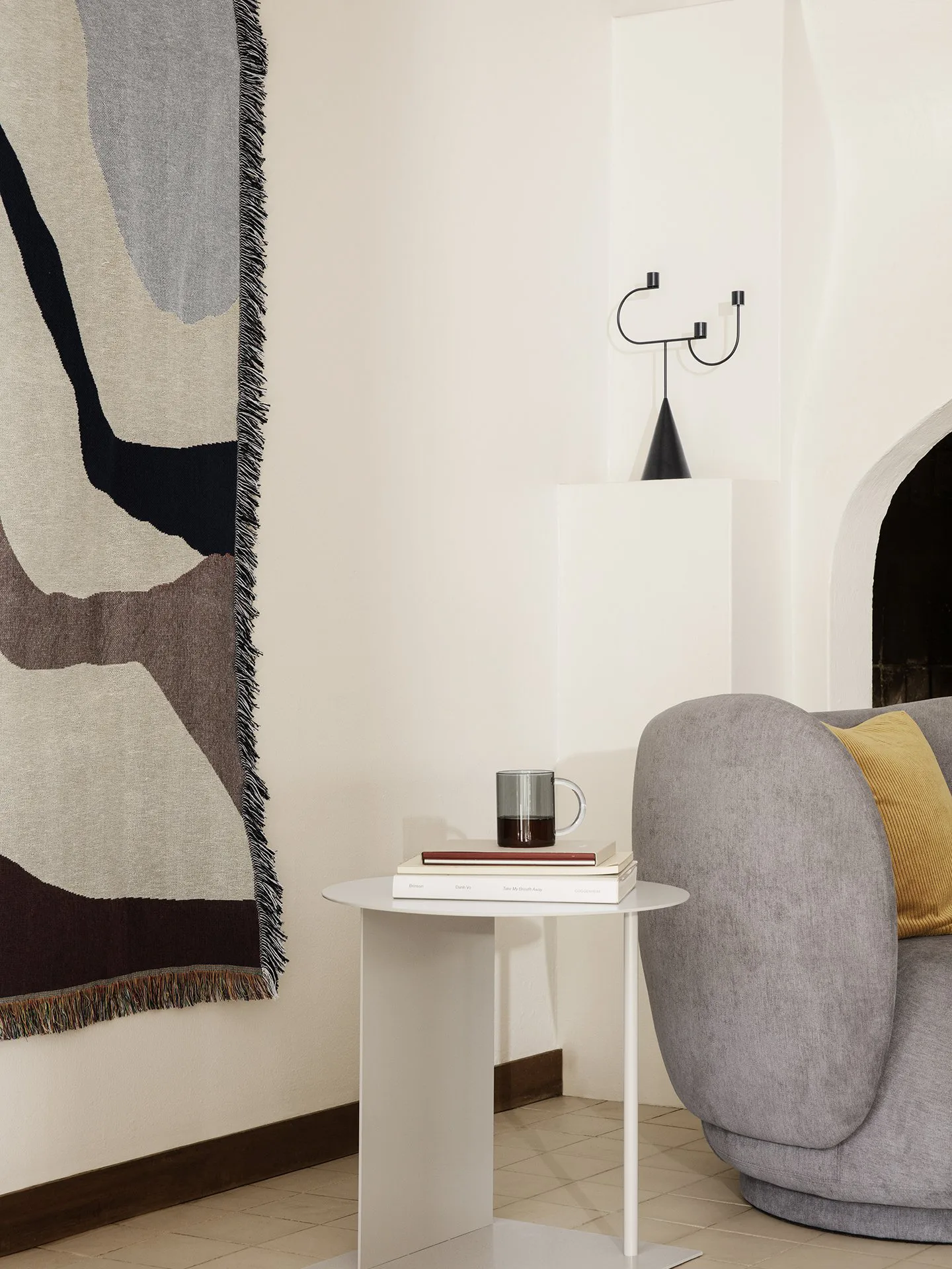 Vista pläd 120x170 cm, Off-white Ferm Living