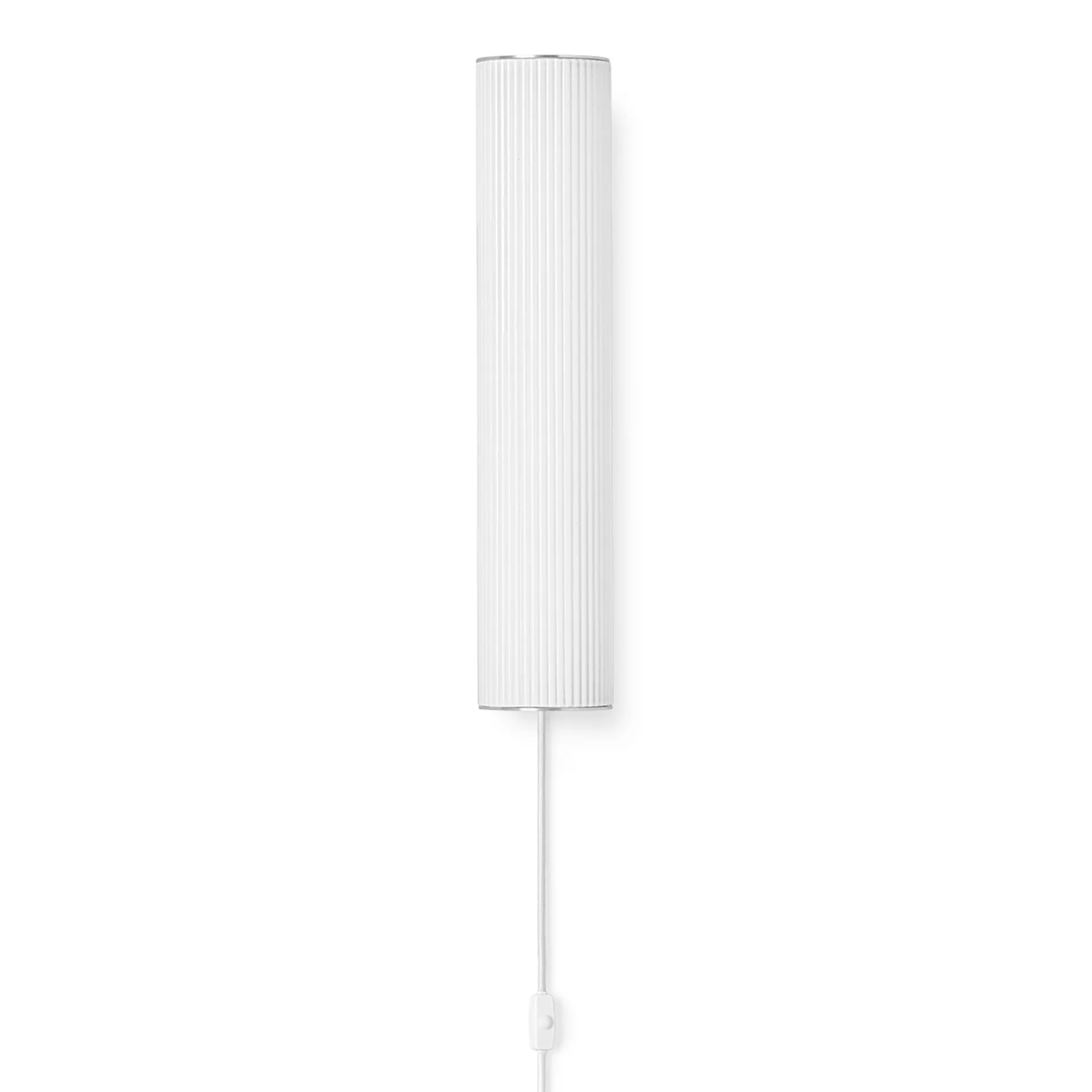 Vuelta vägglampa 40 cm, Vit-rostfritt stål Ferm Living