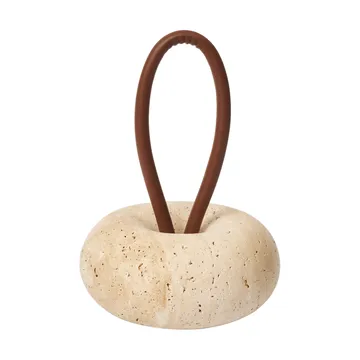 Wa dörrstopp - Travertine, Ø14 cm - Ferm Living