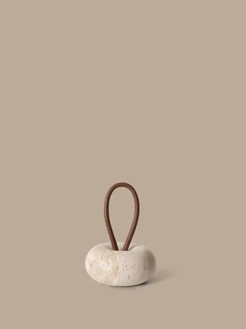 Wa dörrstopp - Travertine, Ø14 cm - Ferm Living