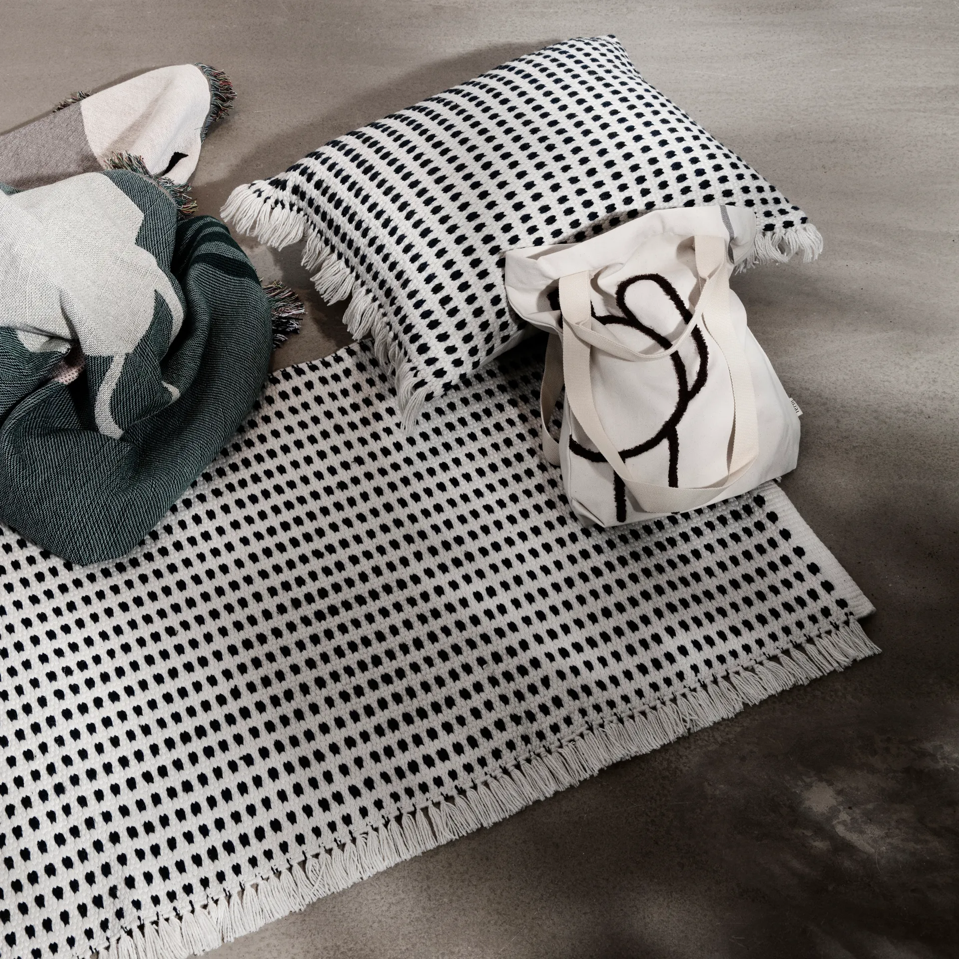 Way Outdoor matta 70x180 cm, Off-white Ferm Living