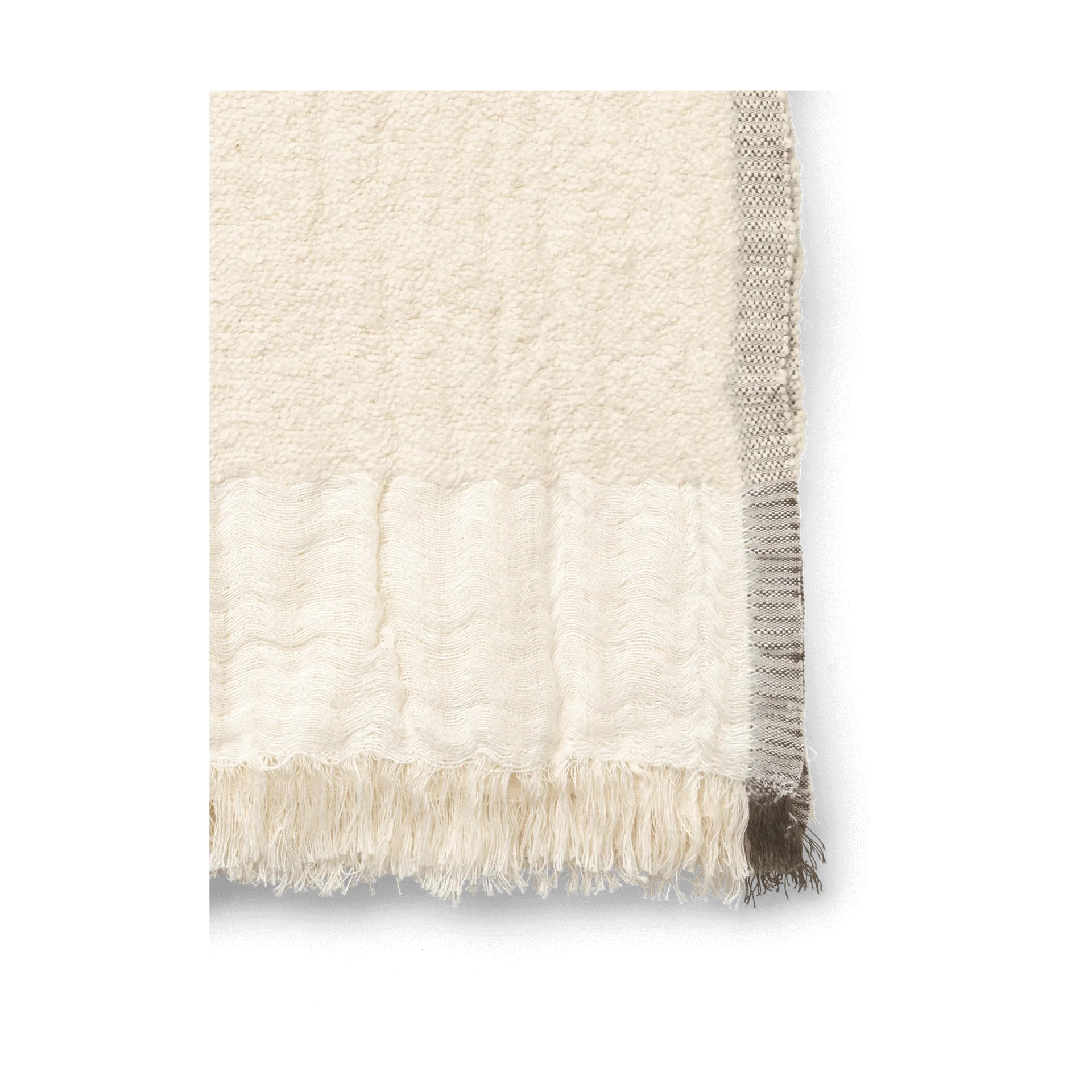 Weaver pläd 120x170 cm, Off-white Ferm Living
