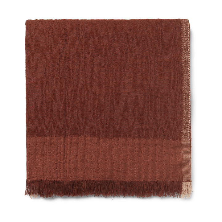 Weaver pläd 120x170 cm - Red Brown - Ferm LIVING