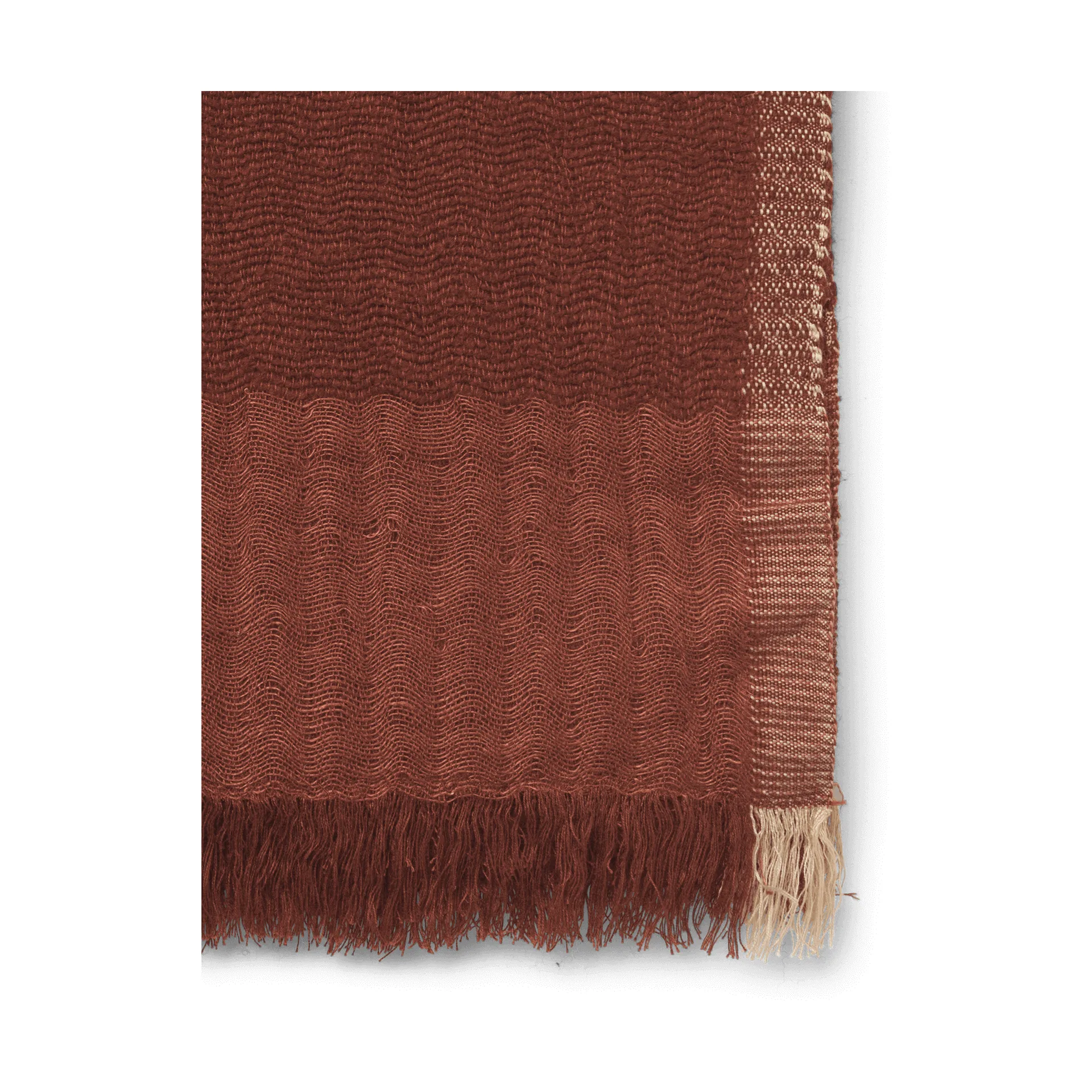 Weaver pläd 120x170 cm, Red Brown Ferm Living