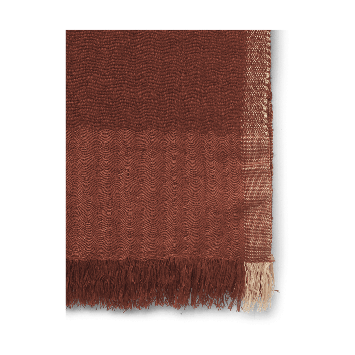 Weaver pläd 120x170 cm - Red Brown - ferm LIVING