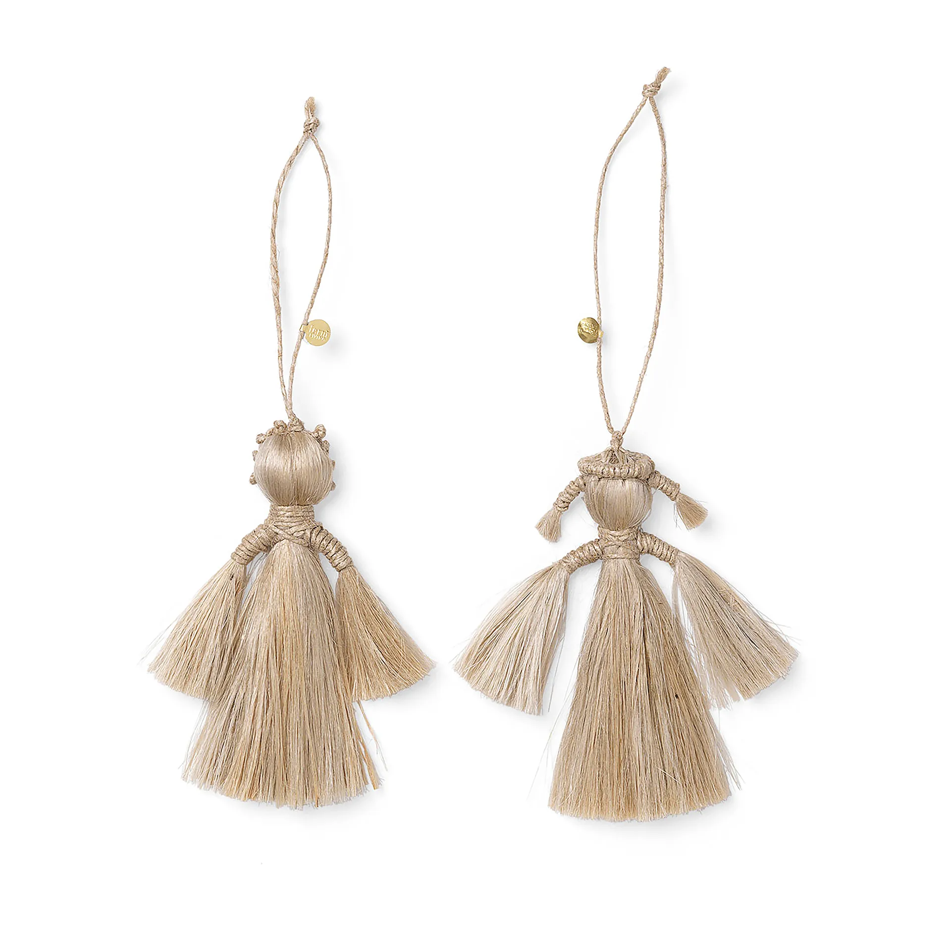 Wing angels julhänge 9 cm 2-pack, Natural Ferm Living