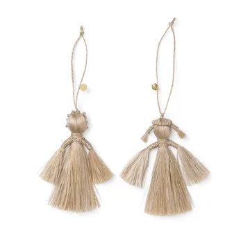 Wing angels julhänge 9 cm 2-pack - Natural - Ferm Living