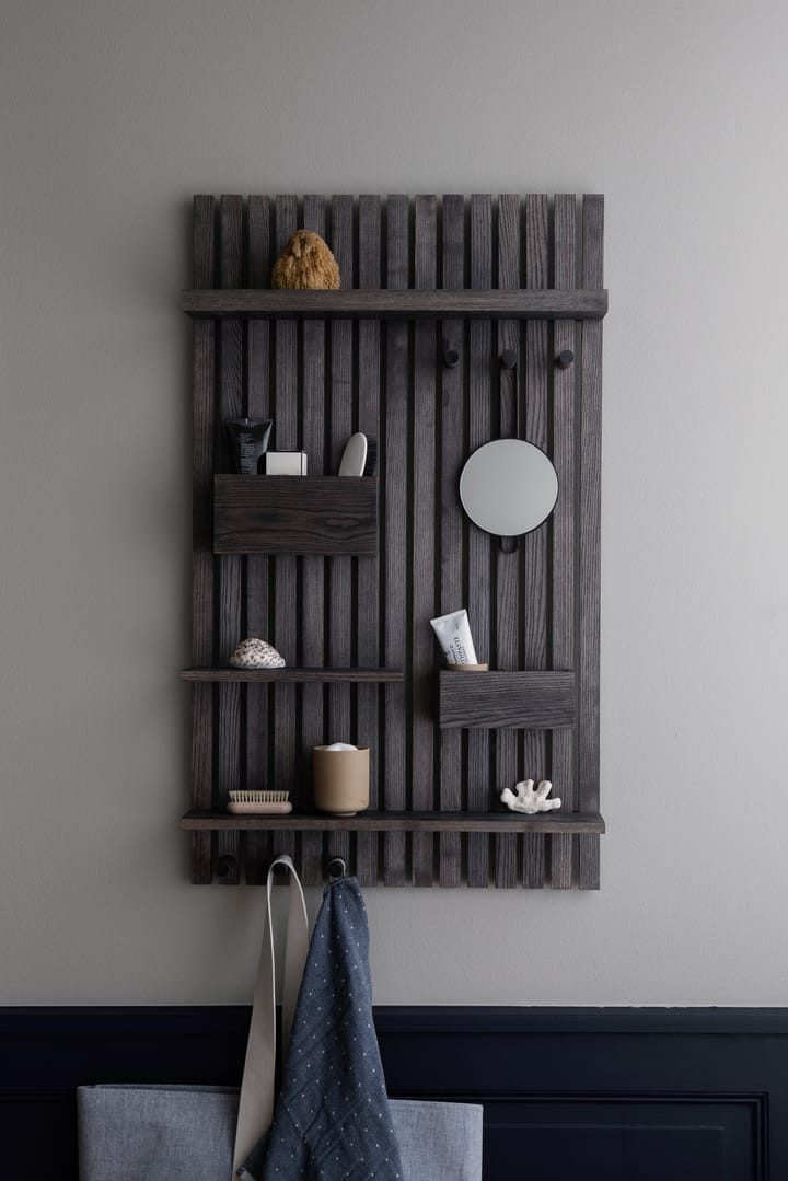 Wooden multi shelf hylla - Mörkbetsad ask - ferm LIVING