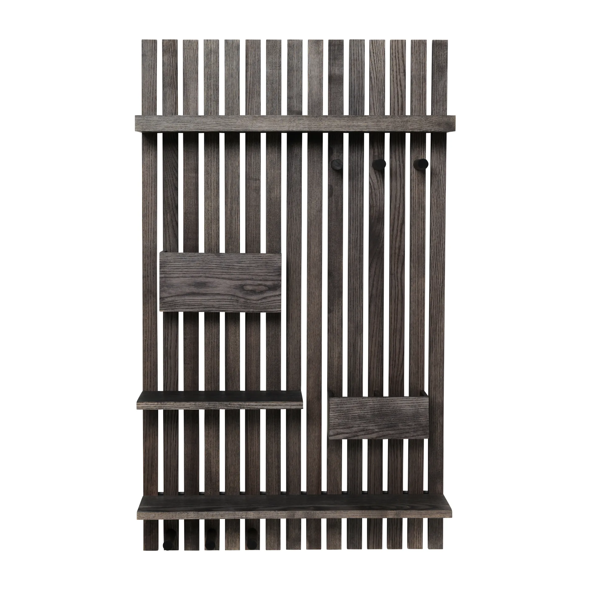 Wooden multi shelf hylla, Mörkbetsad ask Ferm Living