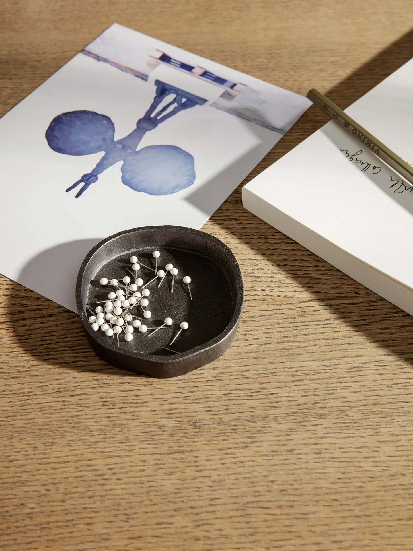 Yama bricka rund 8,3x8,9 cm, Svärtad aluminium Ferm Living