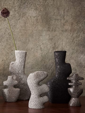 Yara ljusstake medium - Grey Pumice - ferm LIVING