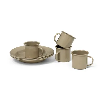 Yard Picnic servis picknick 8 delar - Cashmere - Ferm Living