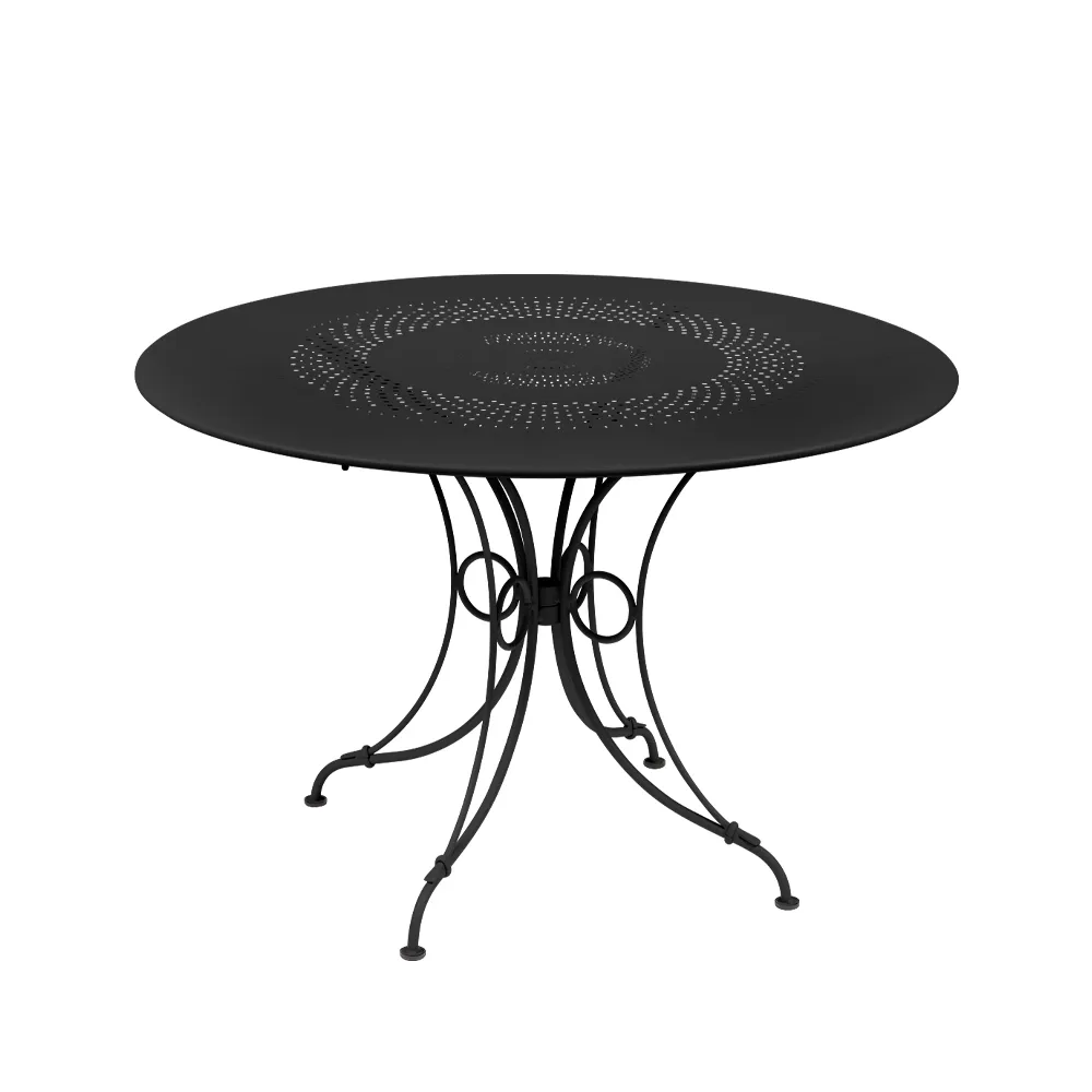 1900 bord Ø117 cm, Liquorice (svart) Fermob