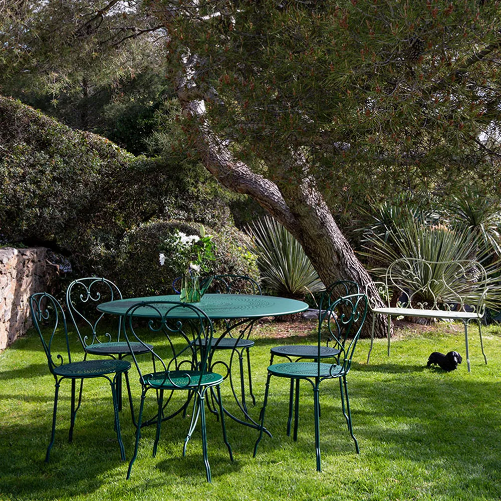 1900 bord Ø96 cm, Deep blue Fermob