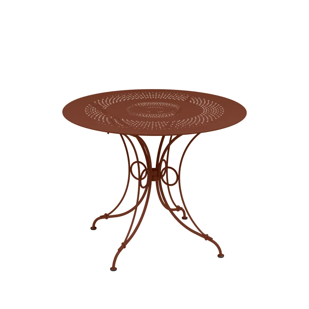 1900 bord Ø96 cm, Red ochre Fermob