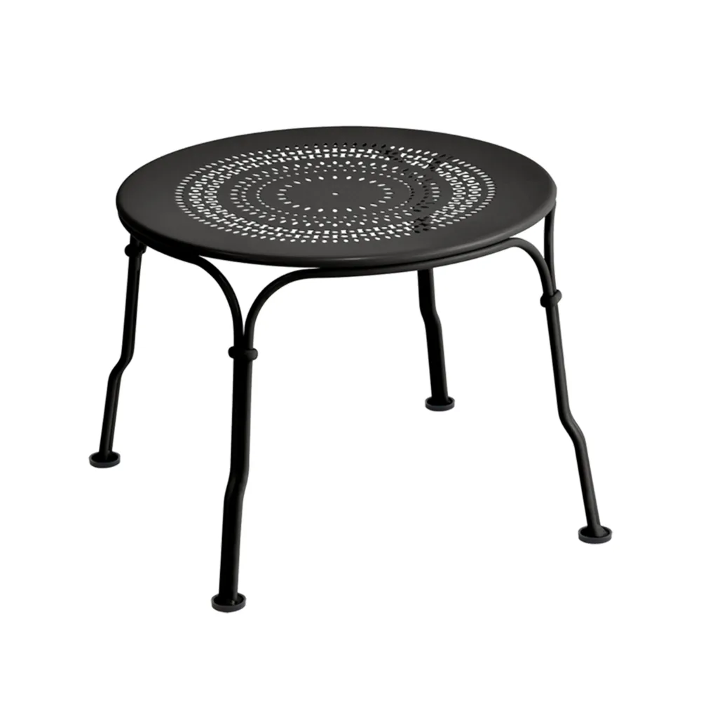 1900 bord lågt, Liquorice (svart) Fermob