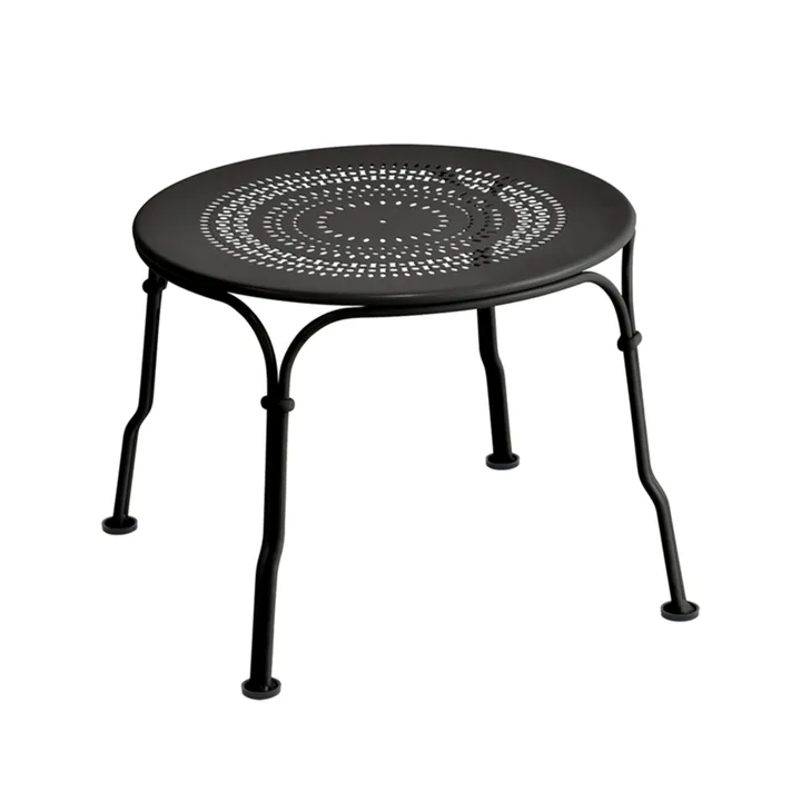 1900 bord lågt - Liquorice (svart) - Fermob