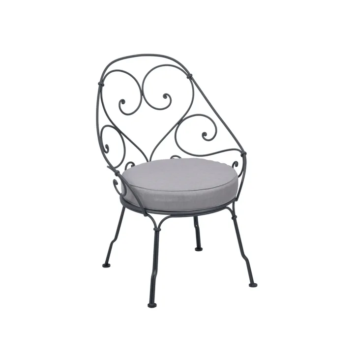 1900 Cabriolet karmstol - Anthracite, flannel grey dyna - Fermob