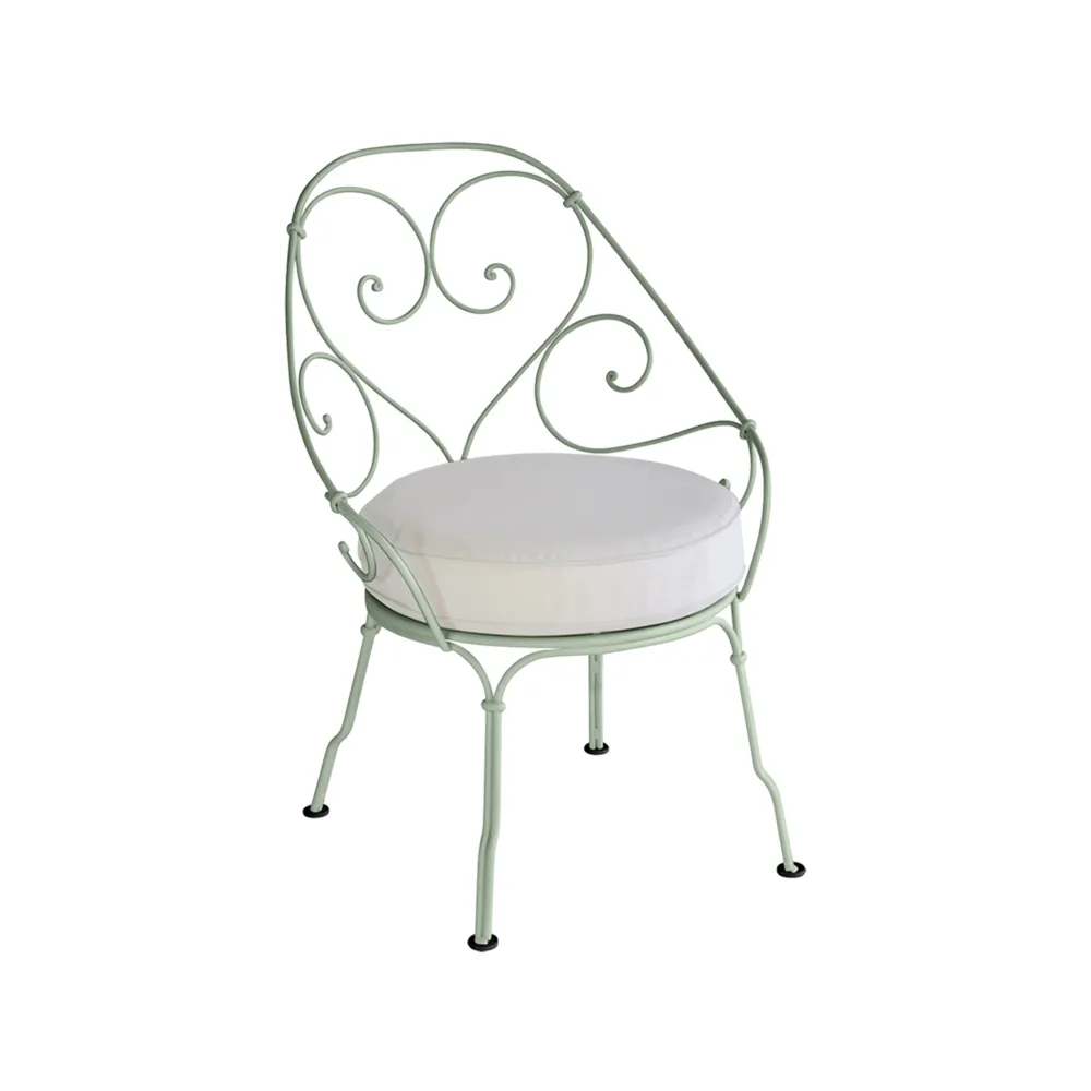 1900 Cabriolet karmstol, cactus, off-white dyna Fermob