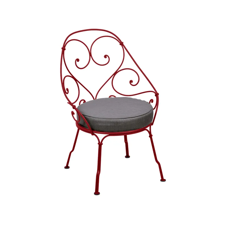 1900 Cabriolet karmstol - chili, graphite grey dyna - Fermob