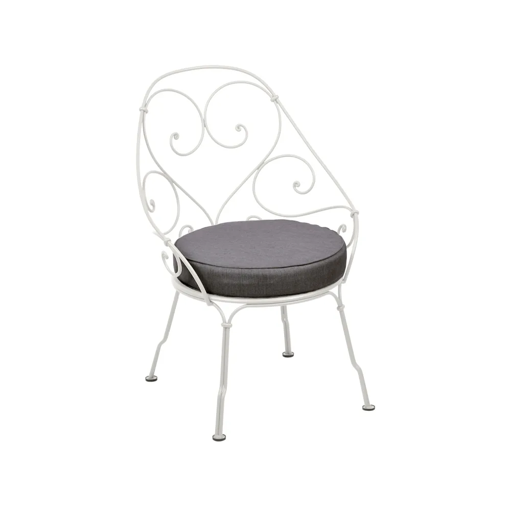 1900 Cabriolet karmstol, clay grey, graphite grey dyna Fermob