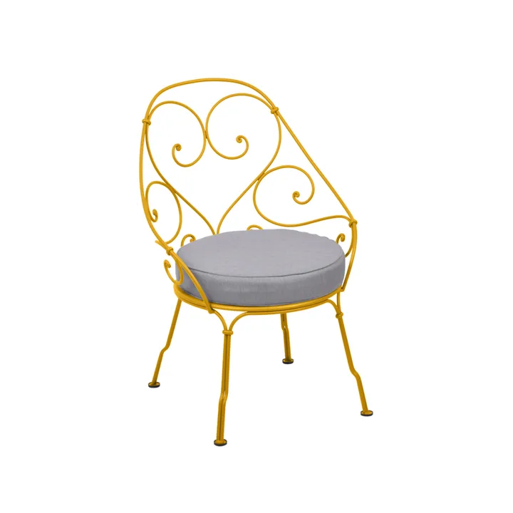 1900 Cabriolet karmstol - honey, flannel grey dyna - Fermob