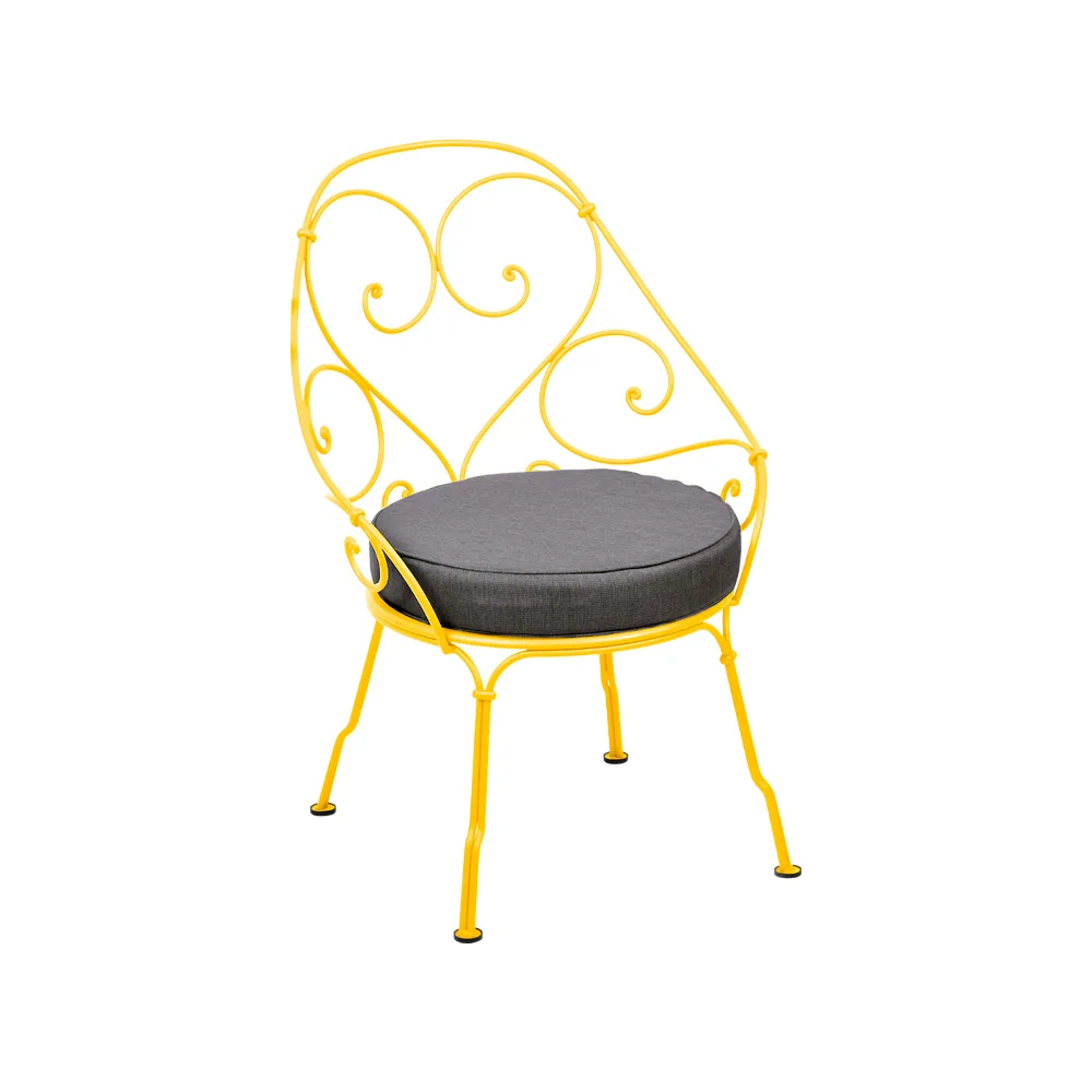 1900 Cabriolet karmstol, honey, graphite grey dyna Fermob