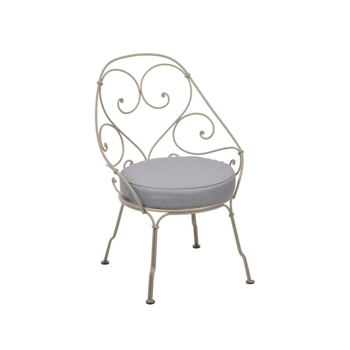 1900 Cabriolet karmstol - nutmeg, flannel grey dyna - Fermob