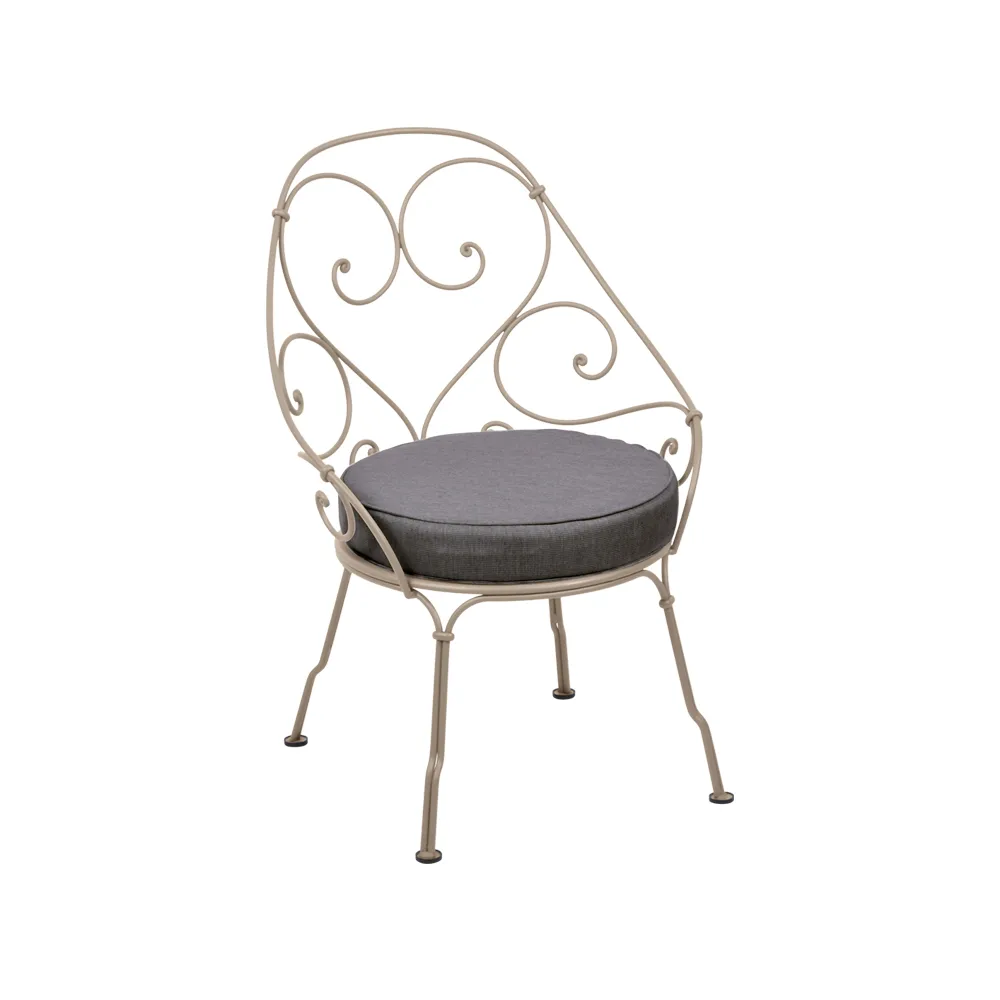 1900 Cabriolet karmstol, nutmeg, graphite grey dyna Fermob