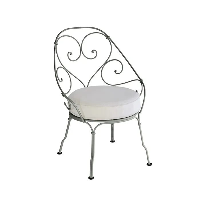 1900 Cabriolet karmstol - rosemary, off-white dyna - Fermob