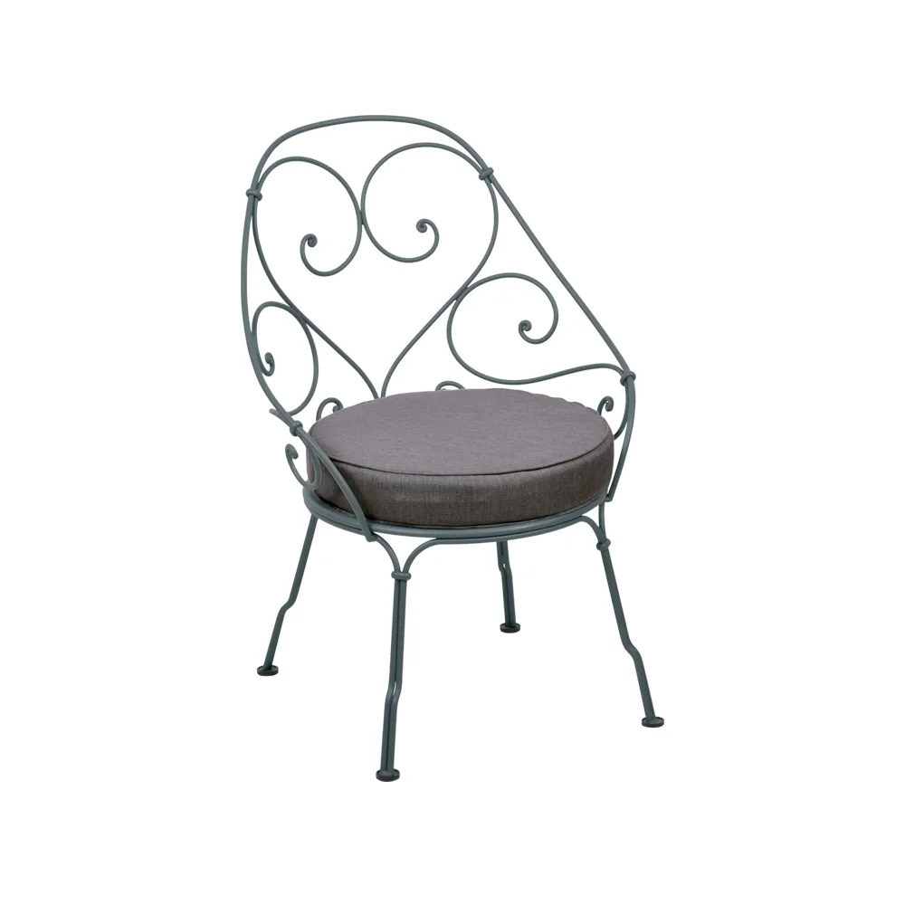 1900 Cabriolet karmstol, storm grey, graphite grey dyna Fermob