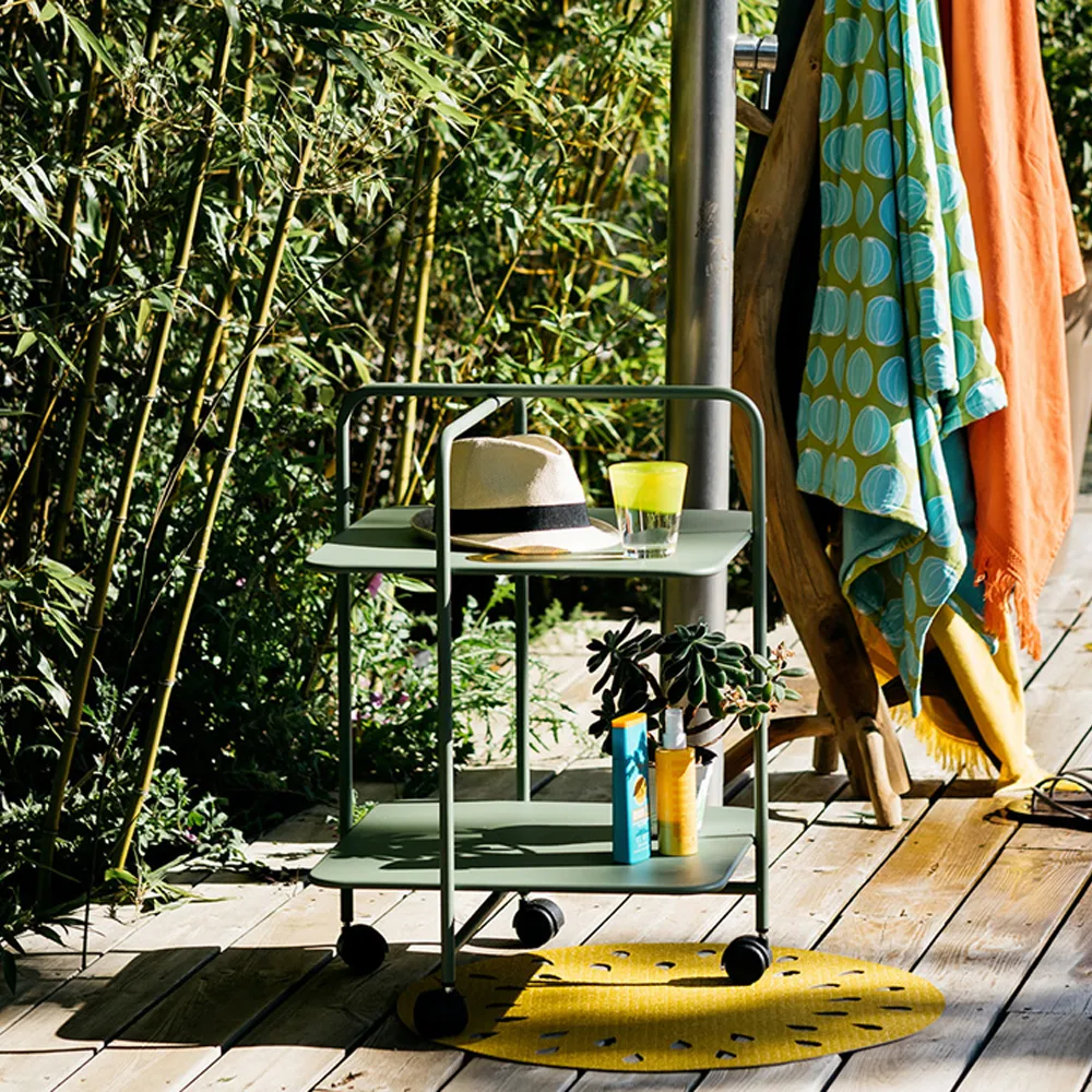 Alfred rullbord, anthracite Fermob