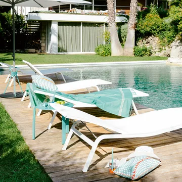 Alize bord lågt Ø48 cm - Acapulco blue (blå) - Fermob