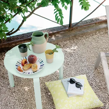 Alize bord lågt Ø48 cm - Ice mint (grön) - Fermob