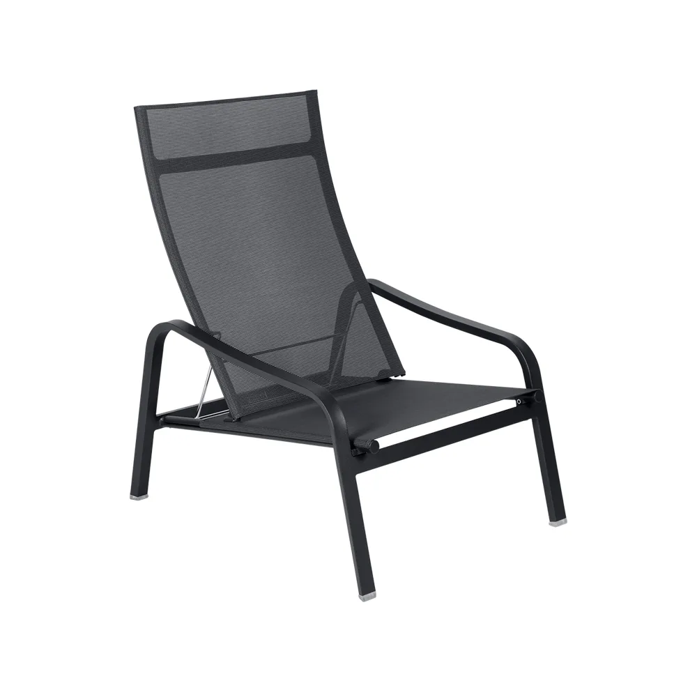 Alize karmstol låg, anthracite Fermob