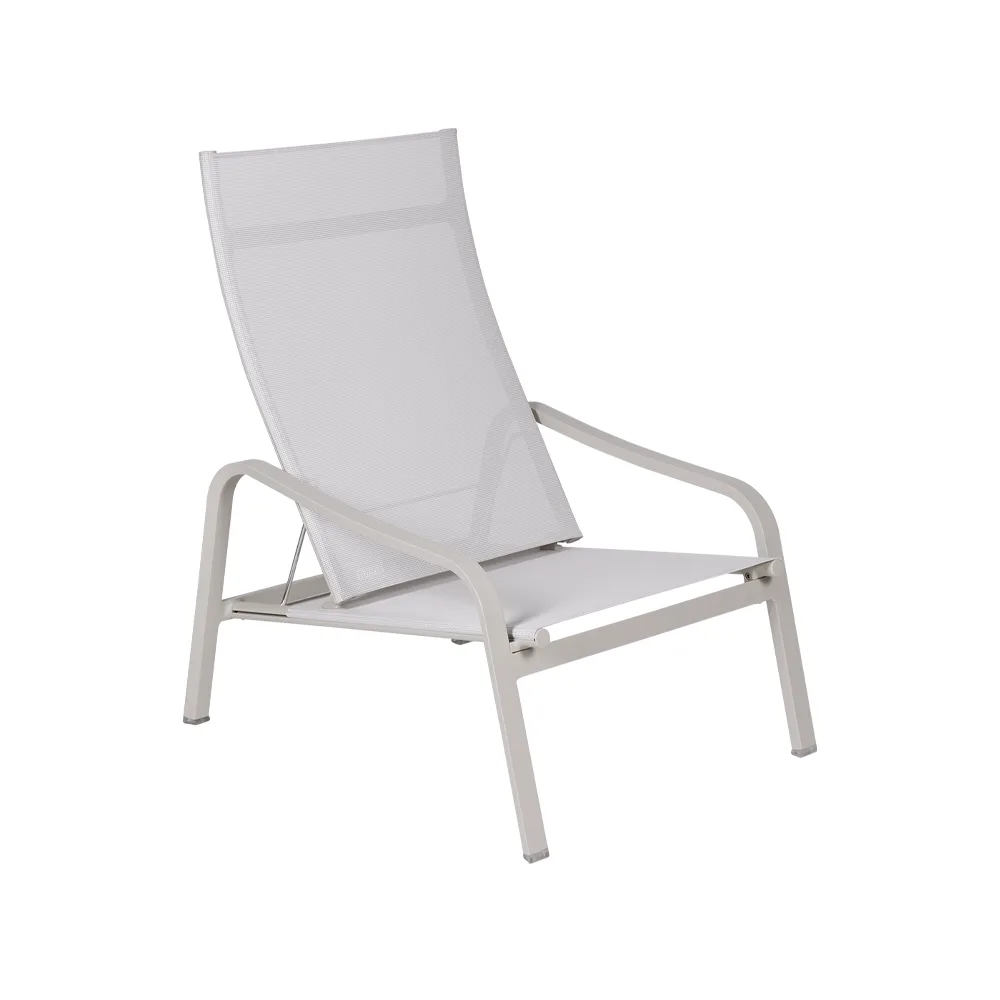 Alize karmstol låg, clay grey Fermob