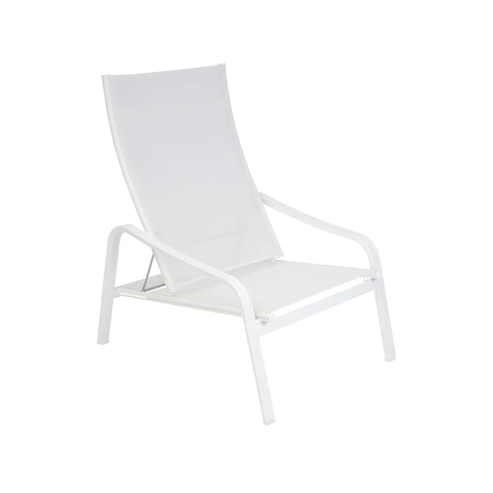 Alize karmstol låg, cotton white Fermob