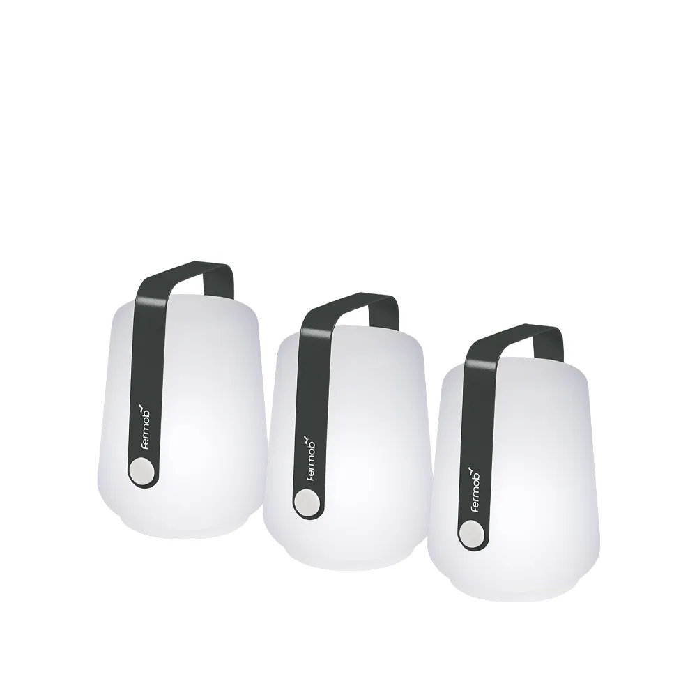 Balad bordslampa LED 3-pack, Anthracite-mini Fermob