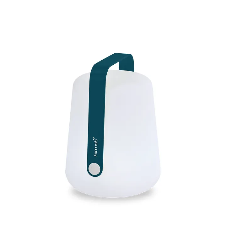 Balad portabel bordslampa LED - Acapulco blue (blå)-liten - Fermob