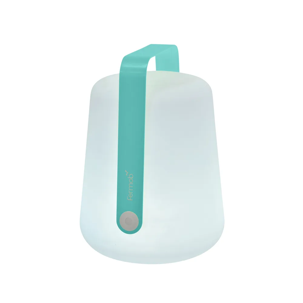 Balad portabel bordslampa LED, lagoon blue, stor Fermob