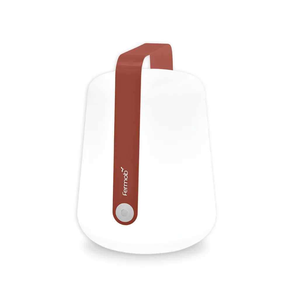 Balad portabel bordslampa LED, Red ochre (röd)-stor Fermob