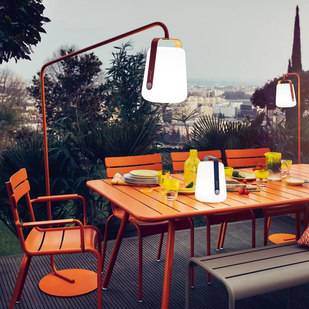 Balad portabel bordslampa LED, Red ochre-stor Fermob