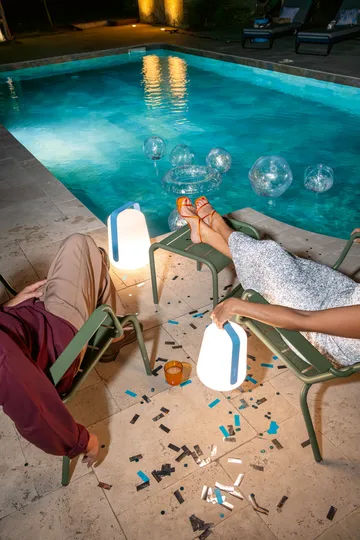 Balad2 portabel bordslampa - Candied orange, 25 cm - Fermob