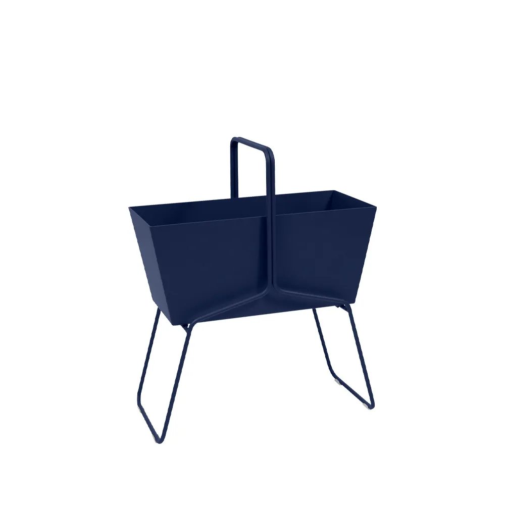 Basket high planteringsbox, Deep blue (blå) Fermob