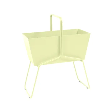 Basket high planteringsbox - Frosted lemon (gul) - Fermob