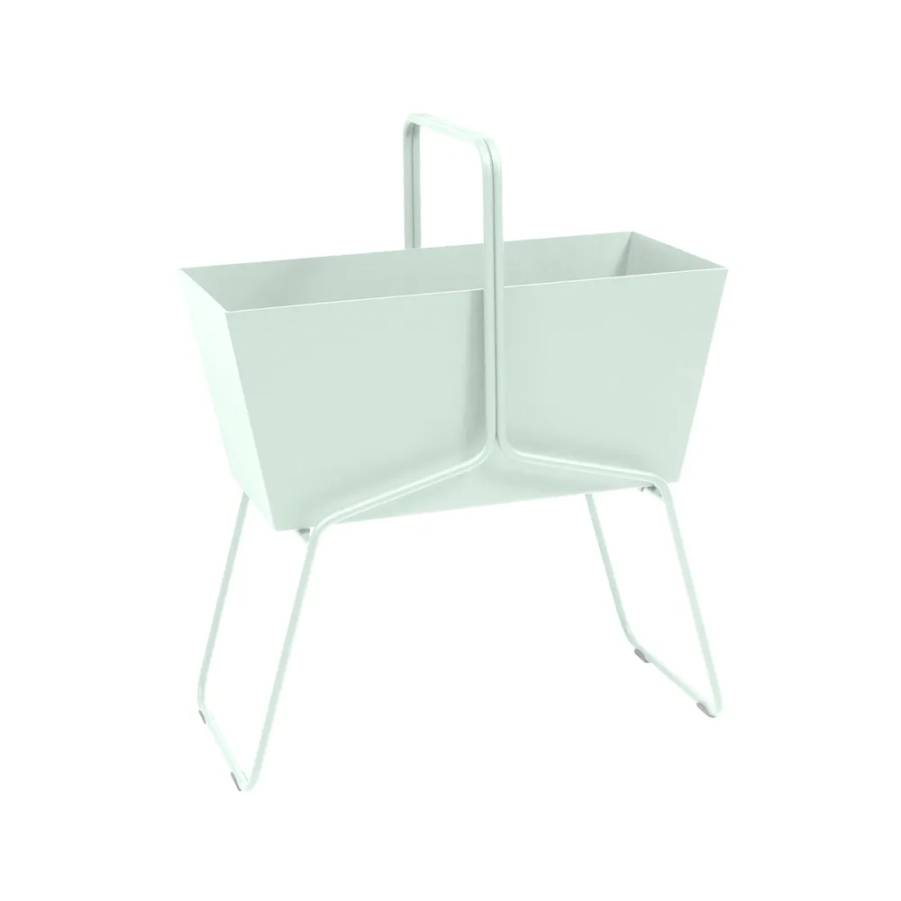 Basket high planteringsbox, Ice mint (grön) Fermob