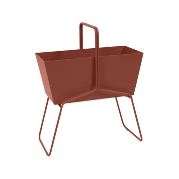 Basket high planteringsbox - Red ochre (röd) - Fermob